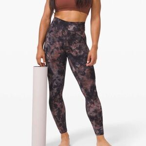Lululemon Unlimit High-Rise Keyhole 25” Leggings in Diamond Dye Graphite Gray